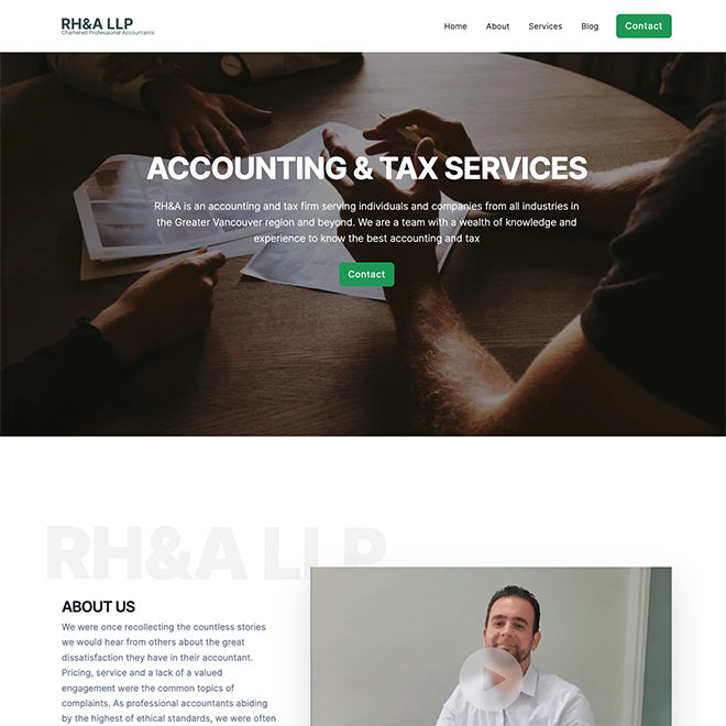 accounting website home
